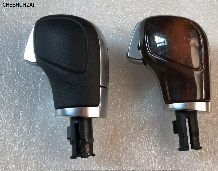CHESHUNZAI Leather products And Peach wood color DSG gear knob gear