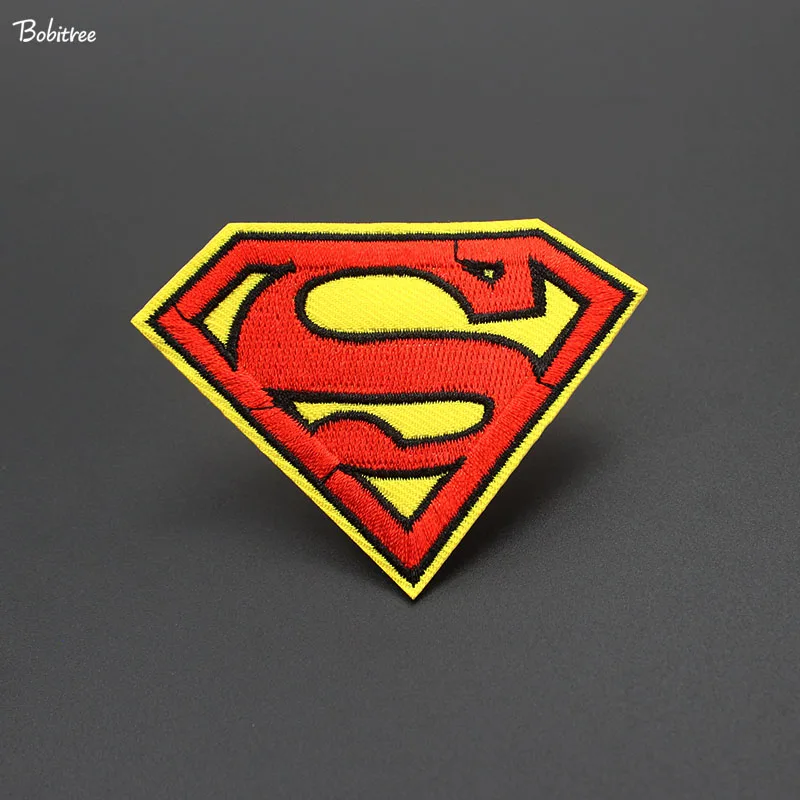 

Super Hero Superman Badges Patch for Clothes Iron on Stickers Sewing Applique for Jacket Jeans Cloth Decoration