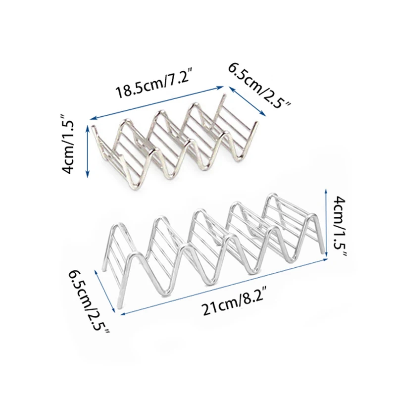2 шт. держатели Тако для еды из нержавеющей стали Taco Rack Shell Мексиканская пицца Taco Shell держатель стенд домашний бар Ресторан Еда шоу