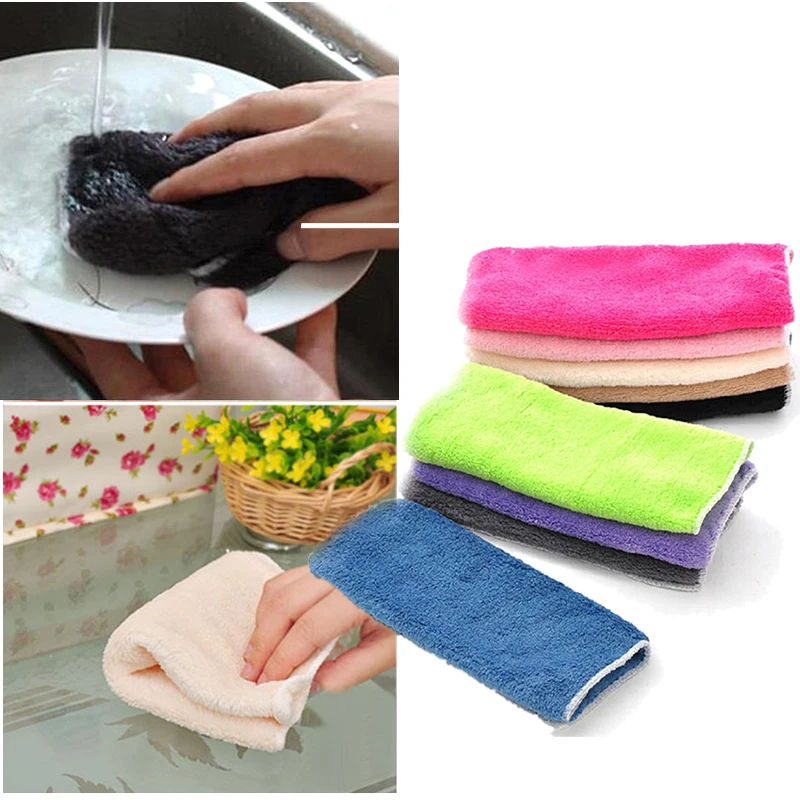

1/5 pc Super Absorbent Microfiber kitchen dish Cloth High-efficiency tableware Household Cleaning Towel kitchen tools gadgets