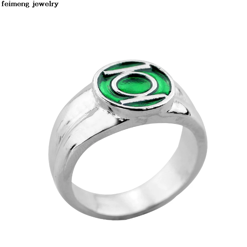 

Free Delivery DC Comics Ring Green Lantern With High Quality Silver Ring Ring, The Super Hero Jewelry Ring Manufacturer Direct
