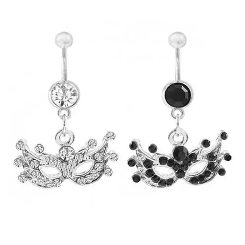 

Women Fashion Surgical Steel Mask Dangle Navel Belly Button Rings Bars Piercing hot