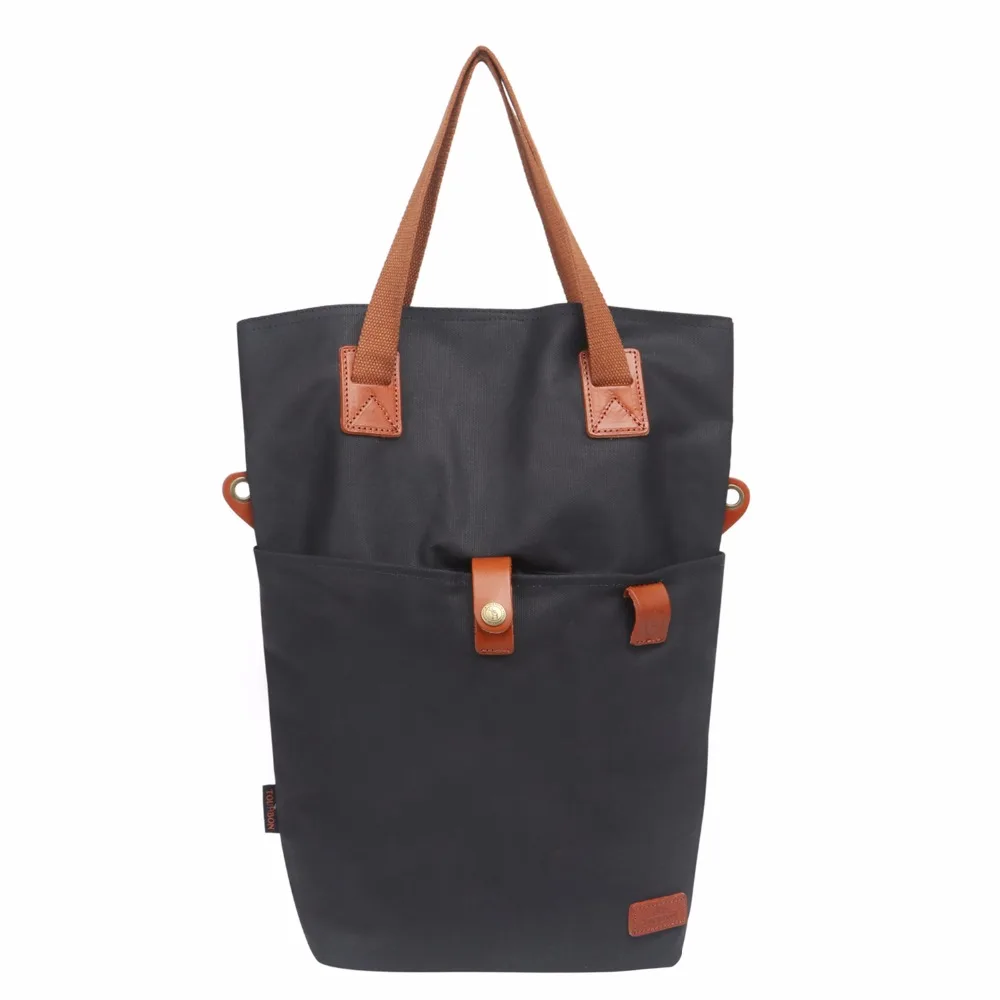 Discount Tourbon Vintage Bicycle Bag Waxed Canvas Waterproof Retro Bike Pannier Bags Cycling Rear Pack Seat Carrier Bags Deep Blue 2