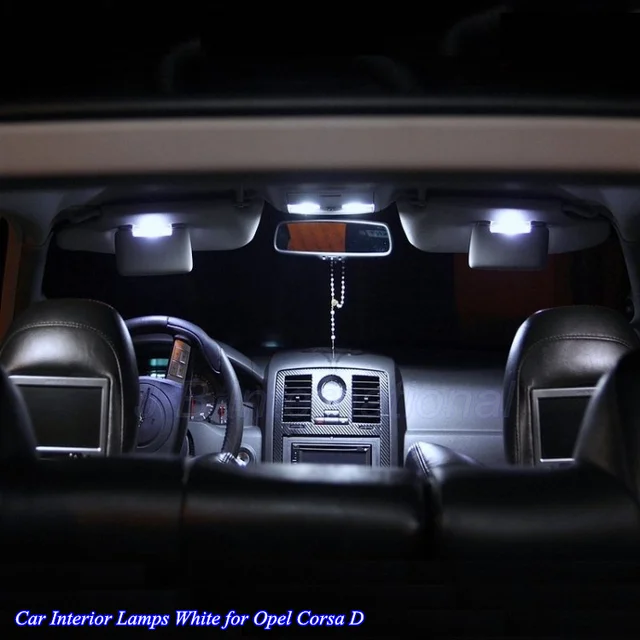 Car Parking LED Interior Lamps Kit HID White 6000K for Opel Corsa D ... Car Parking LED Interior Lamps Kit HID White 6000K for Opel Corsa D ...