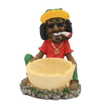 

Creative Fashion Black People Design Ashtray Resin Craft Home Decoration Accessories Modern Creative Gift