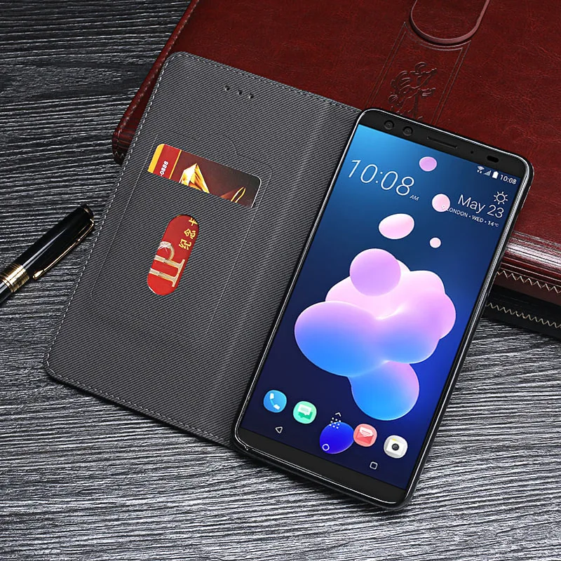 For-HTC-U12-Plus-Case-6-0-inch-Luxury-Flip-Wallet-Leather-Case-Vintage-Style-Coque (5)