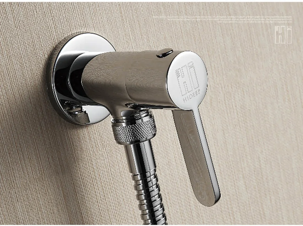 HIDEEP латунный угловой вентиль запорный клапан для туалета смеситель для кухни и ванной водонагреватель воды Впускной клапан управления для ванной комнаты оборудование