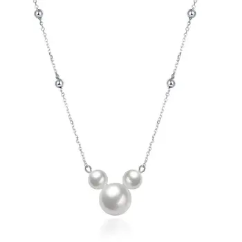 

Rolilason 925 sterling silver pearl necklace pendant fashion elegant party gift for women exclusive sp92