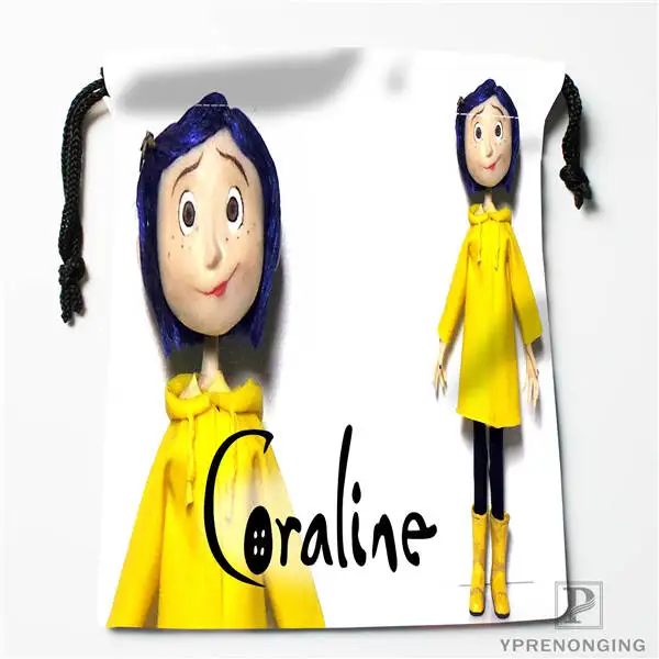 Заказные сумки Coraline на шнурке для путешествий, мини-сумка для плавания, походов, игрушек, размер 18x22 см#0412-03-46 - Цвет: Drawstring Bags