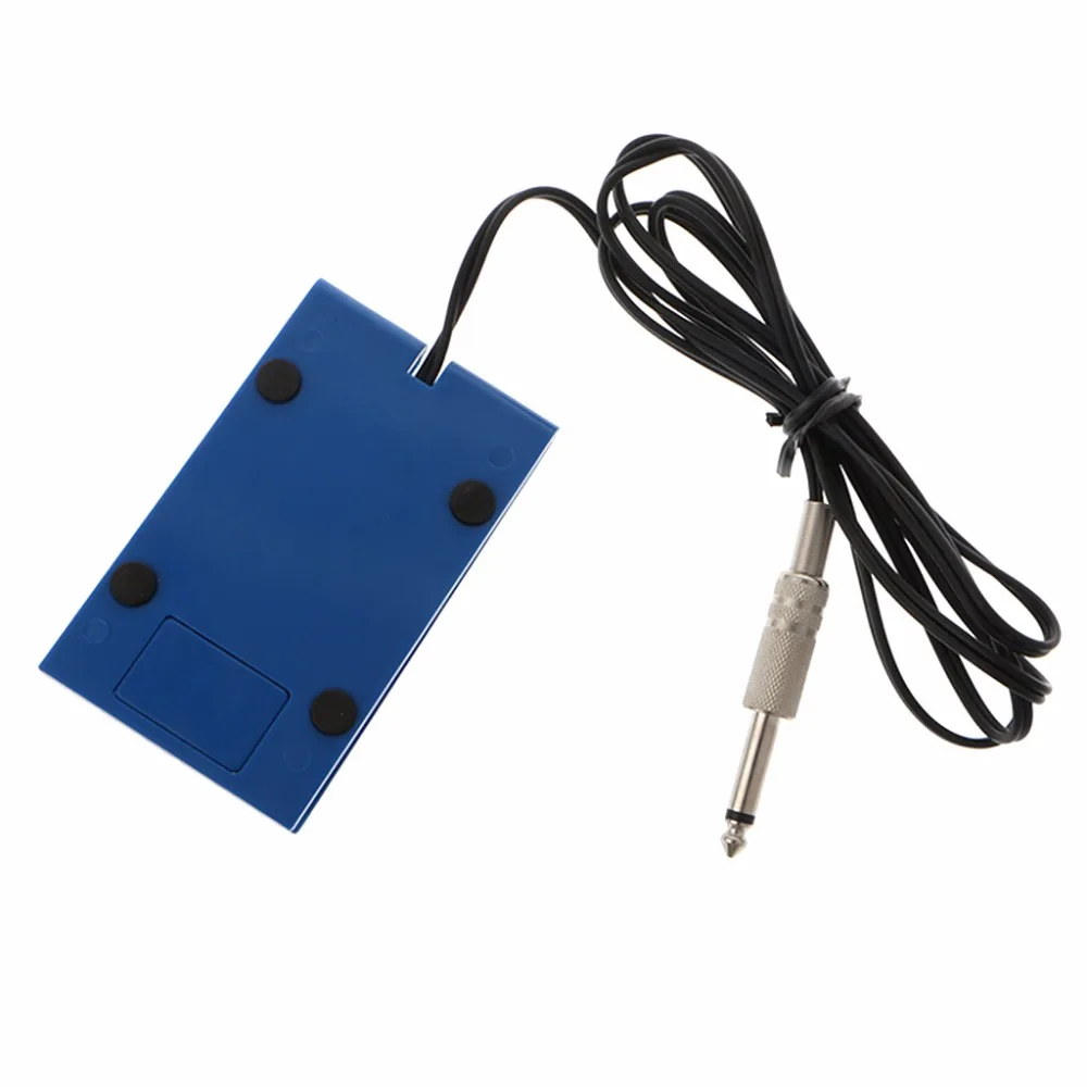 1 قطعة 10.3x6 سنتيمتر الوشم التيار الكهربائي دواسة القدم Footswitch المهنية ماكينة رسم الوشم التجميلي تحكم سلك طول 145 سنتيمتر الأسود /الأزرق 1 قطعة 10.3x6 سنتيمتر الوشم التيار الكهربائي دواسة القدم Footswitch المهنية ماكينة رسم الوشم التجميلي تحكم سلك طول 145 سنتيمتر الأسود /الأزرق