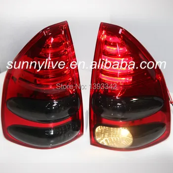

For TOYOTA 2003 to 2008 Prado FJ120 LC120 LED Strip Rear Lights Red Black Color V2
