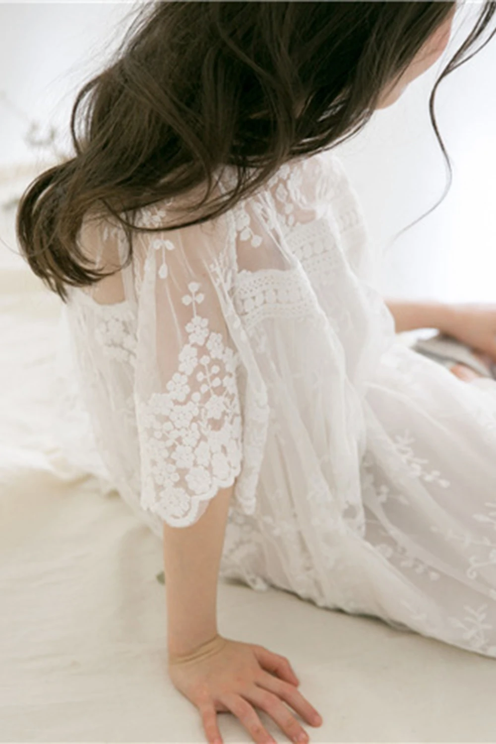 Милые Белые Платья с цветочным узором для девочек г. Кружевные пышные платья для девочек, детские платья для первого причастия, robe de mariage enfant fille