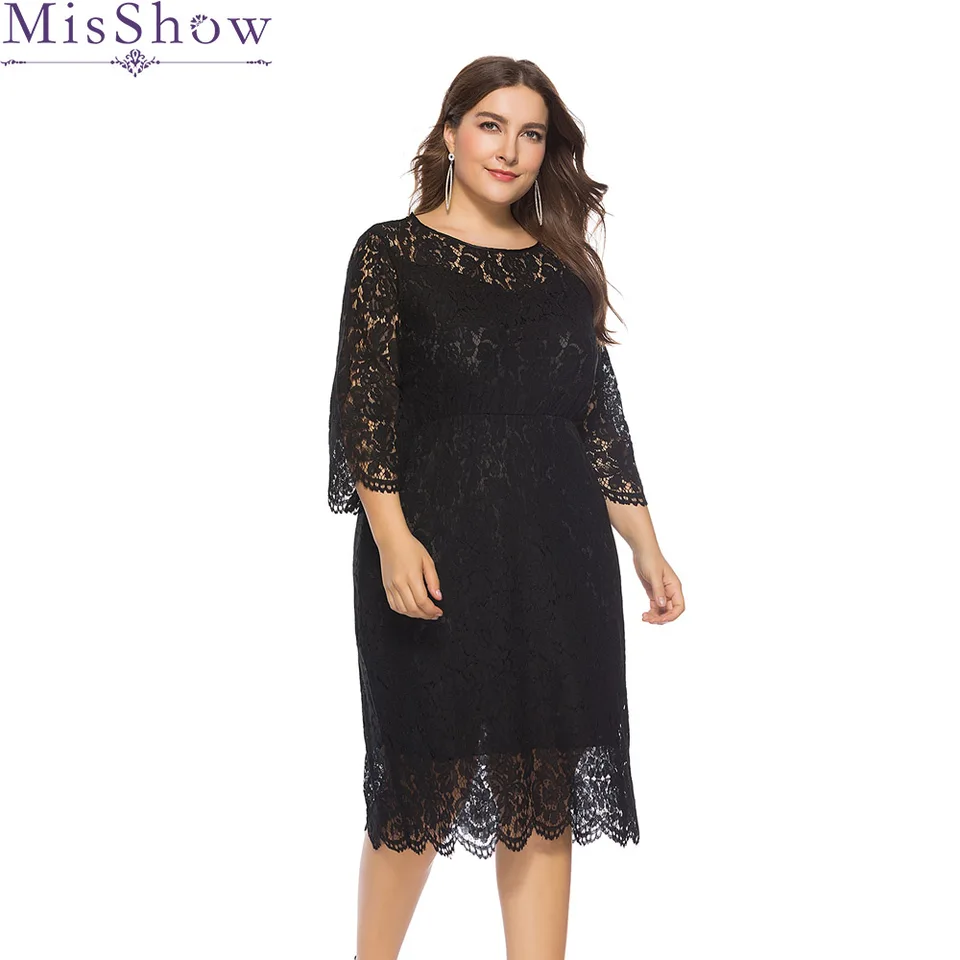 short black party dress plus size