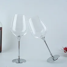 Свадебные хрустальные 518 мл бокалы для питья вина es с золотым покрытием стебля хрустальные бокалы для вина шампанского цветное Стекло Бокалы Для Вина es