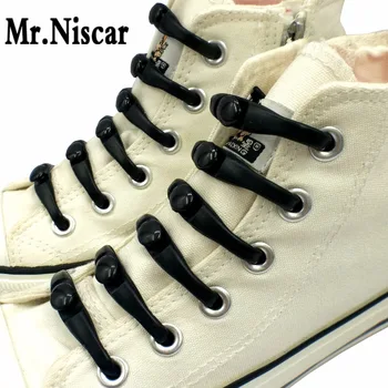 

Mr.Niscar 1 Set/12 Pcs Luminous Lazy Shoe Laces Flexible Elastic No Tie Shoelace Silicone Fluorescence Flash Sport Shoelaces