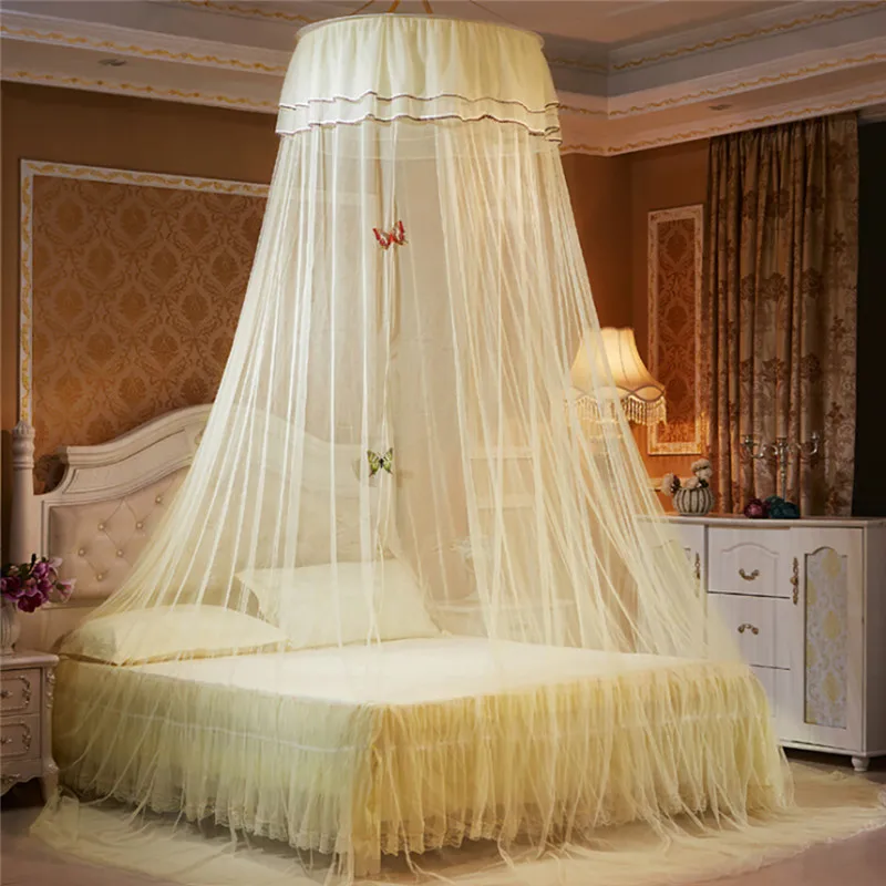 Princess Mosquito Net Luxury Butterfly Printed Bed Canopy ...