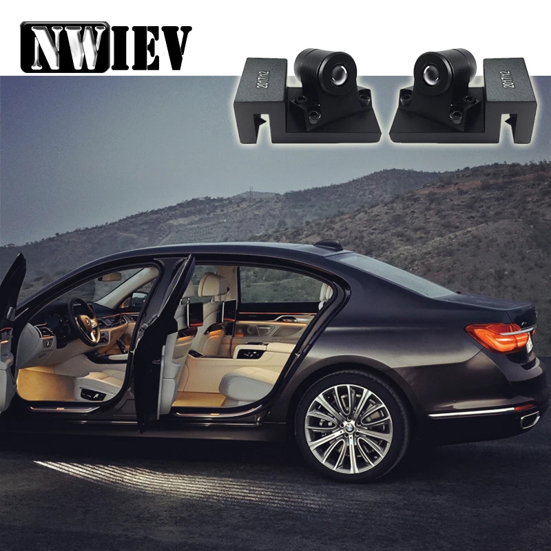 NWIEV для Peugeot 307 206 407 Citroen C4 C5 Suzuki Grand BMW LED Ghost Shadow лазерный проектор токарный теплый