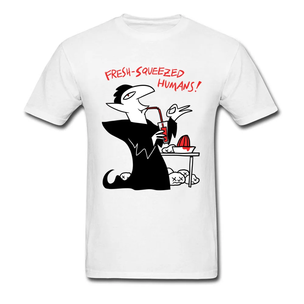 Comics Fresh Squeezed Humans Mens T-shirts Newest Father Day Short Sleeve O-Neck 100% Cotton Tops Shirts Custom T Shirt Fresh Squeezed Humans white