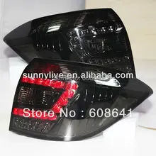 Highlander светодиодный задний фонарь дымчатый черный для TOYOTA 2008-2011 год