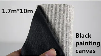 

1.7m *10m big painting roll with black primed for artiest