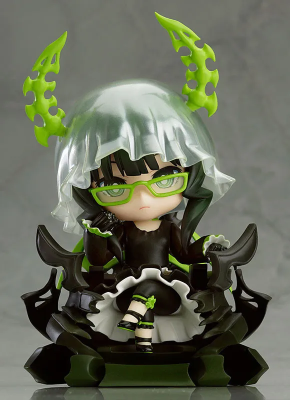 

Anime Cute Black Rock Shooter Blade Version Miku with Green Devil Horns PVC Nendoroid Figure Model Toy #292 Free Shipping