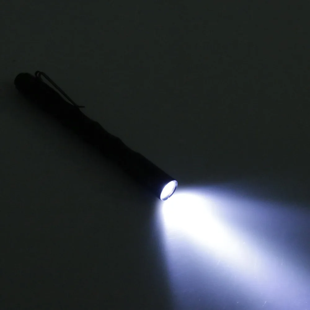 SKYWOLFEYE светодиодный фонарик 1000 лм XPE Q5 портативный фонарь на батарейках AAA мини фонарик с зажимом