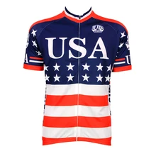 Alien спортивная одежда американский флаг Мужская Велоспорт Джерси одежда для велоспорта рубашка Размер 2XS до 5XL