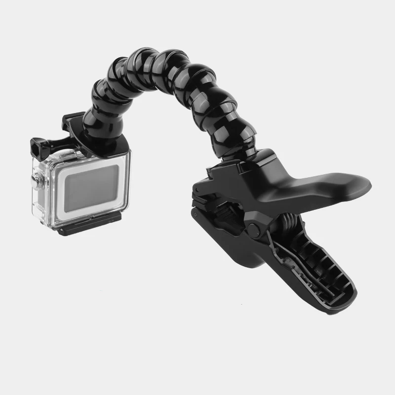 Flexible Snake Shaped Bracket Arm+ Vigorous clip Clamp Mount Holder For Gopro hero 7 6 5 4 Xiaomi Yi 4K SJCAM Camera Accessories (3)