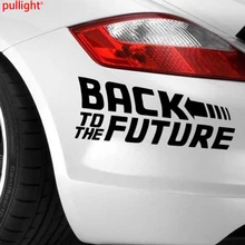 Autocollant de style de voiture Cool Back To The Future, autocollant de pare chocs de voiture, décor de décalcomanie personnalisé