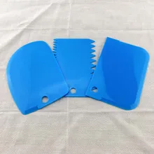 3 шт./компл. Горячая высококачественный Многофункциональный неровный край зубов DIY Крем Гладкий скребок для теста набор форм для выпечки тортов инструменты