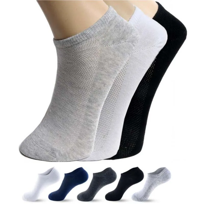 

2019 New Mesh breathable Stealth boat ship socks casual work OL business Men's Socks High Quality 20pcs=(10pair) Cotton Socks