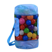 Большой Пляжный органайзер для хранения с сеткой, сумка-тоут, прочный складной рюкзак для плавания в бассейне, детские сумки для хранения игрушек