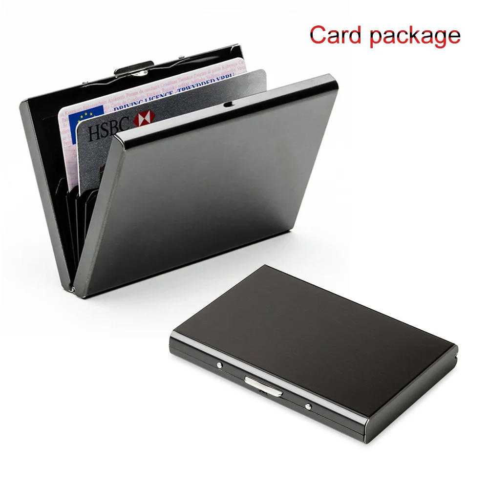 

2018 New Creditcard Holder Wallet Men Stainless Steel Bank Card Case Waterproof RFID Blocking Cover LBY2018