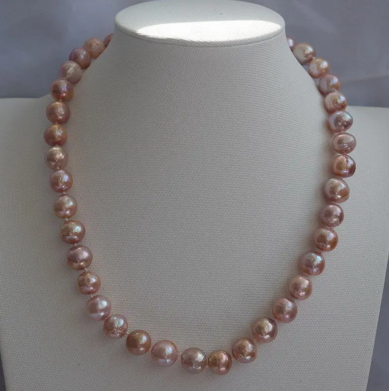 

huij 004617 purple Bead-Nucleated Pearl Necklace