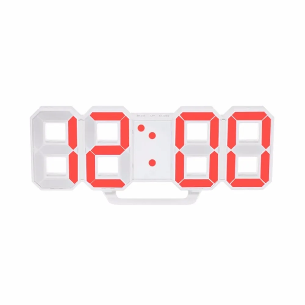 OUTAD современный дизайн большие размеры цифровой светодиодный настенные часы уникальные винтажные украшения дома таймер часы будильник