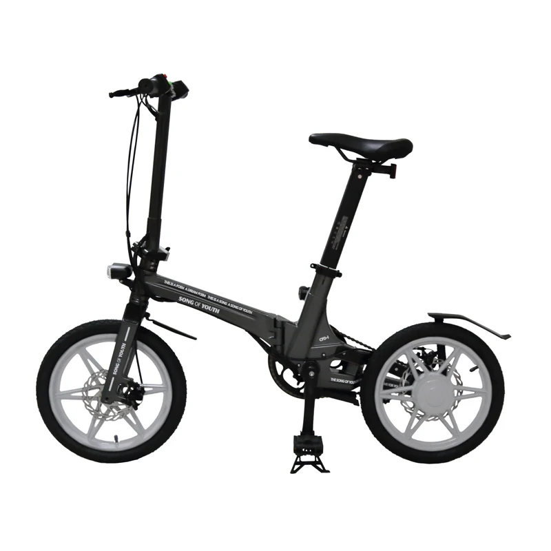 16 дюймов складной электрический велосипед из алюминиевого сплава складной электрический велосипед ультра-светильник и легко переносить Электрический велосипед
