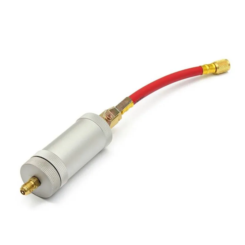 Автомобильный A/C AC масла и красителя Oz инструмент для инъекций 1/4SAE 134a 2 Oz масляный инжектор R134A R12 R22 кондиционер Установка автомобильные аксессуары