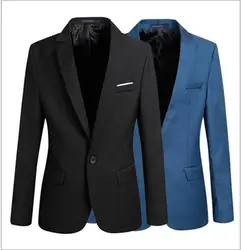 2019 новый костюм куртка для мужчин Terno Masculino костюм блейзеры куртки Traje Hombre мужской повседневный Блейзер 2 цвета Размер s-xxl