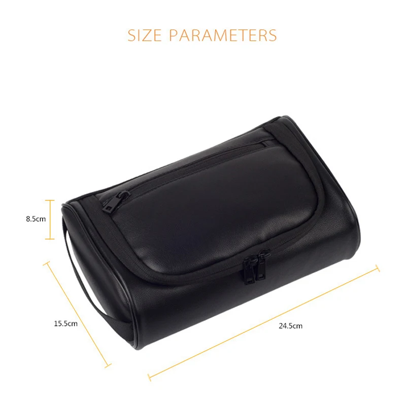 PU للماء منظّم حقيبة سفر للرجال جلد أسود النساء الصلبة يشكلون مجموعة الحقائب الرجال حقيبة سفر لمستحضرات التجميل أدوات الزينة حالة PU للماء منظّم حقيبة سفر للرجال جلد أسود النساء الصلبة يشكلون مجموعة الحقائب الرجال حقيبة سفر لمستحضرات التجميل أدوات الزينة حالة