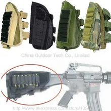 Тактический приклад для щек, подставка для патронов, чехол для ружья, винтовка, запас патронов, портативный чехол, держатель картриджа, Боевая охотничья Экипировка