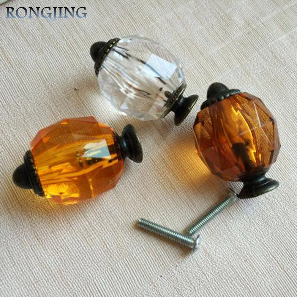 4pcs Acrylic Cabinet Drawer Knobs Antique Cupboard Handle Vintage 4pcs Acrylic Cabinet Drawer Knobs Antique Cupboard Handle Vintage