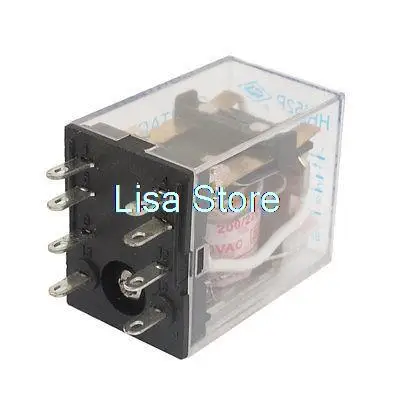 

HH52P AC 220V 8 Pin электромагнитное реле катушки DPDT Plug-in светодиодный индикатор электромагнитное реле питания