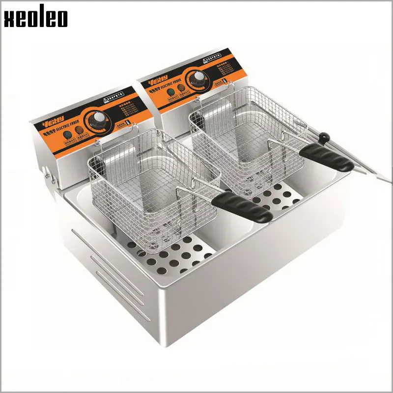 XEOLEO Commercial deep fryer Electric Frier Stainless Steel French