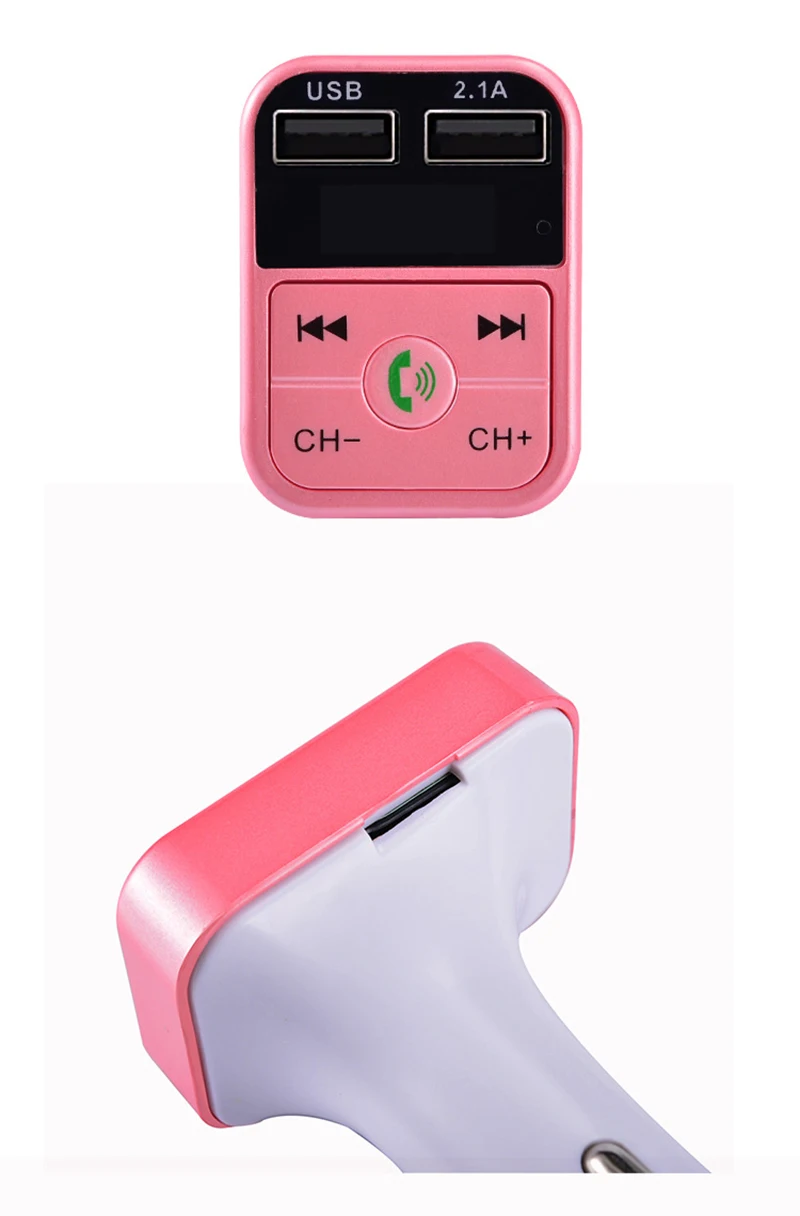 Bluetooth автомобильный набор, свободные руки, FM передатчик Hands Free стайлинга автомобилей MP3 музыкальный проигрыватель TF флеш Музыка 5V 2.1A USB Зарядное устройство 12 V-24 V FM модулятор
