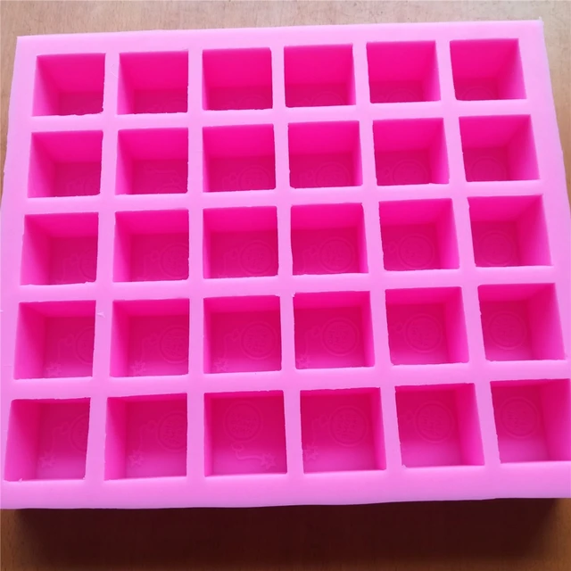Aouke 3*4 Uniform Square Silicone Mold Epoxy Resin DIY jelly ice Cube Mold  12