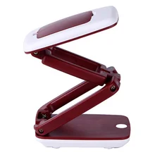 HUANJUNSHI Foldable Desktop 3X Magnifier LED Compact Desk Lamp Lighting Loupe Multifunction Magnifying Glass For Reading