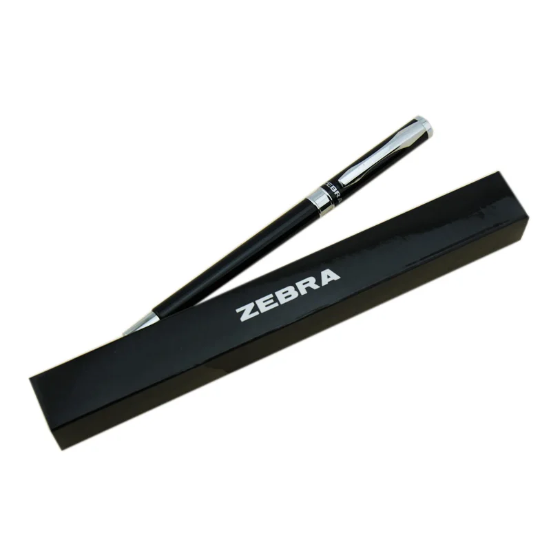 ZEBRA JJ4 гелевые ручки 0,5 мм наконечник металлический корпус гладкое письмо быстрая сухая многоразовая деловая ручка чернильное перо для офиса, студента, маленький подарок