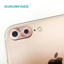 KUKOWDEE камера металлический протектор для iPhone 7 8 plus задняя камера экран Объектив Крышка для iPhone X наклейка протектор