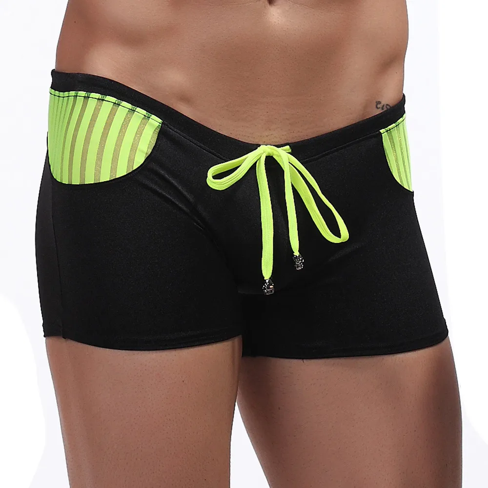 5Colors New Swimwear Men Breathable Men's Swimsuits Swim Trunks Boxer