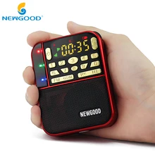 Mini Bolsillo de Radio Estéreo Fm Radios de Banda de Moda Altavoz Portátil Micro Sd Tf Usb Mp3 Altavoces Fm Receptor Receptores Altavoz